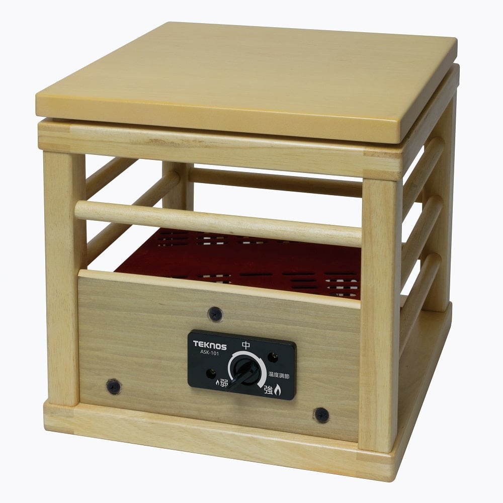 ASK-101 就寝用コタツ100W天板付 メーカー直送 ▼返品・キャンセル不可[他商品との同時購入不可]