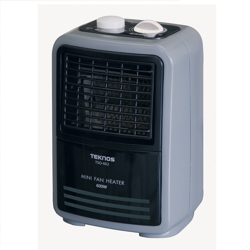 TSO-604 ミニファンヒーター（温調付）600W メーカー直送 ▼返品・キャンセル不可[他商品との同時購入不可]