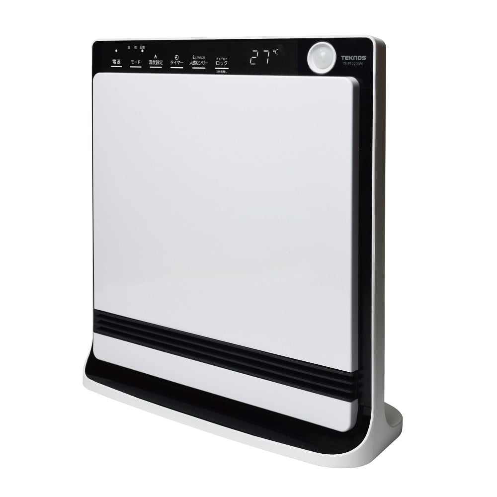 TS-P1222W)パネル型セラミックファンヒーター温度表示 メーカー直送 ▼返品・キャンセル不可[他商品との同時購入不可]