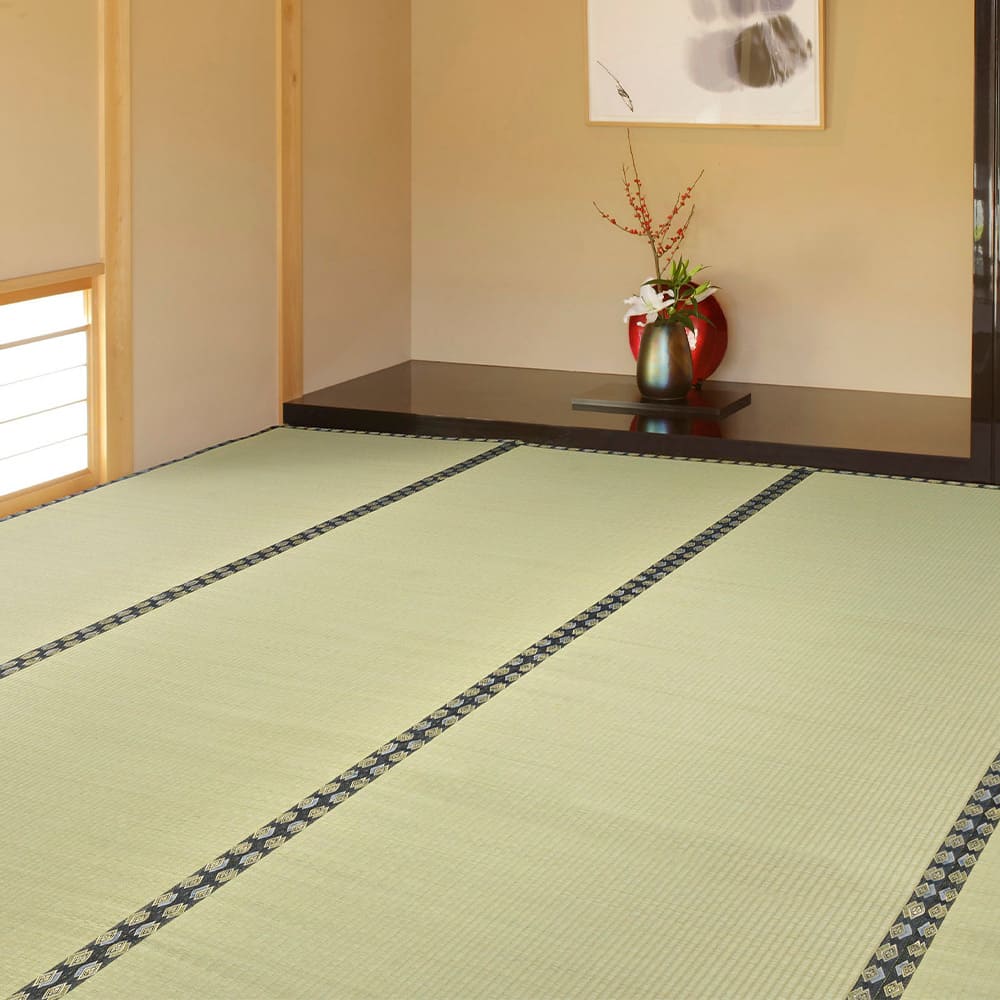 フリーカット裏付 い草カーペット 本間2畳 補修テープ付 メーカー直送 ▼返品・キャンセル不可【他商品との同時購入不可】