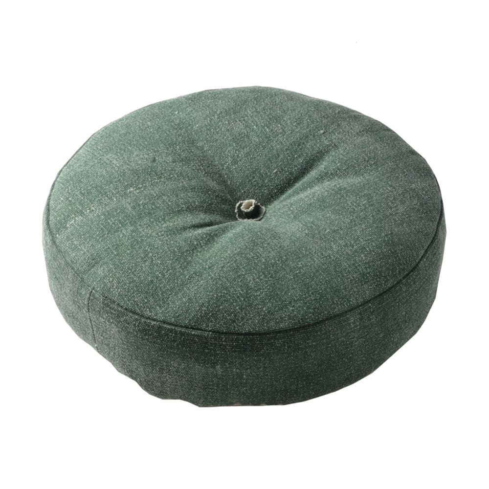 カラーが選べるデニム風生地のフロアラウンドクッション  KH メーカー直送 ▼返品・キャンセル不可[他商品との同時購入不可]