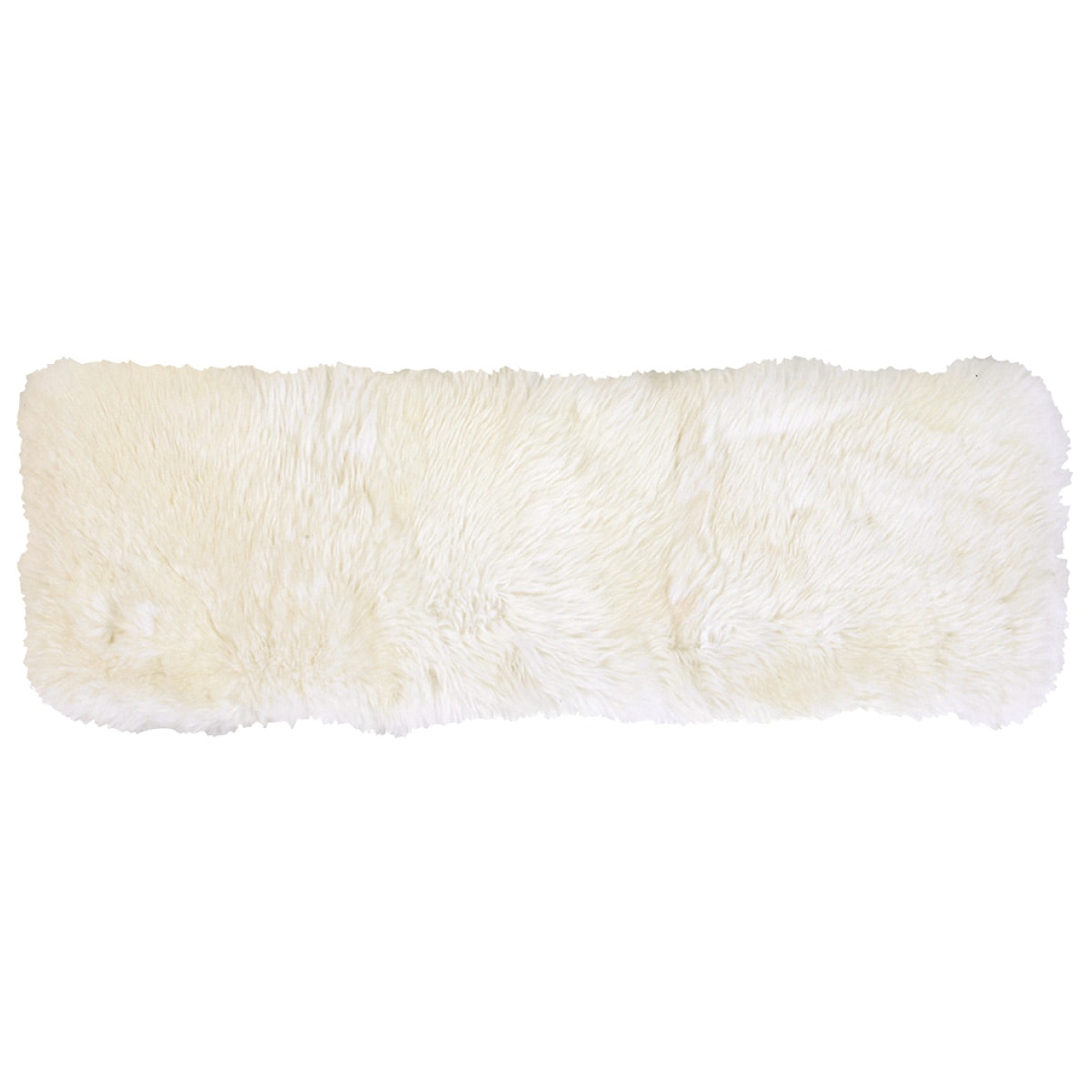 ムートンロングクッション M-511-F ホワイト メーカー直送 ▼返品・キャンセル不可[他商品との同時購入不可]