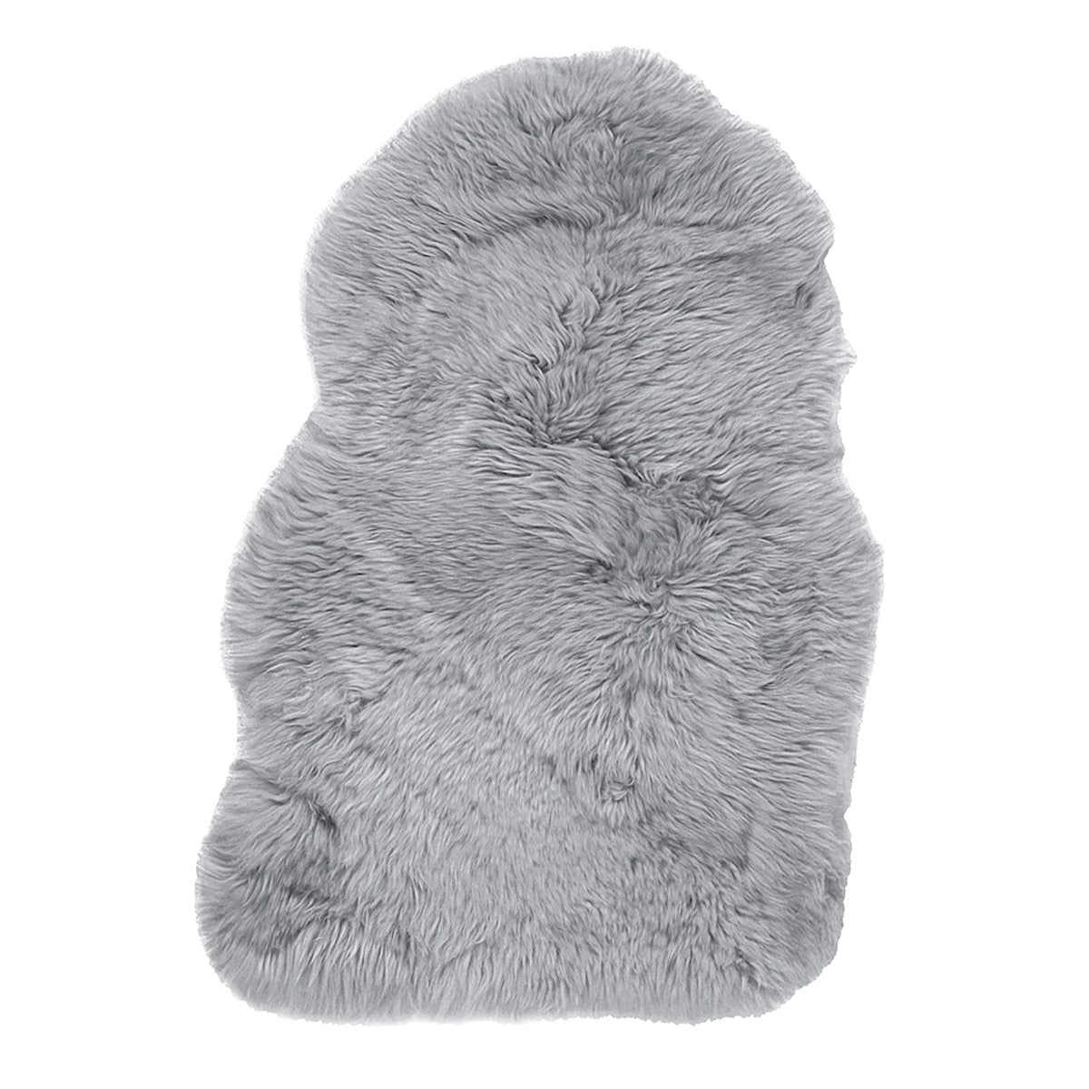 可愛い ムートンフリース 60x90cm M-511  グレー メーカー直送 ▼返品・キャンセル不可[他商品との同時購入不可]