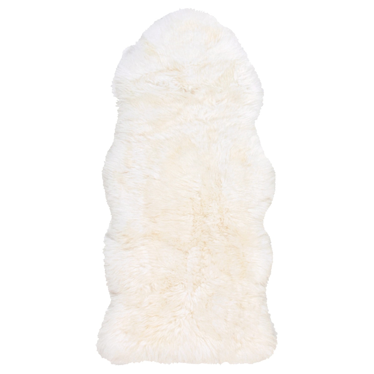 可愛い ムートンフリース  60x130cm M-511  ホワイト メーカー直送▼返品・キャンセル不可[他商品の同時購入不可]