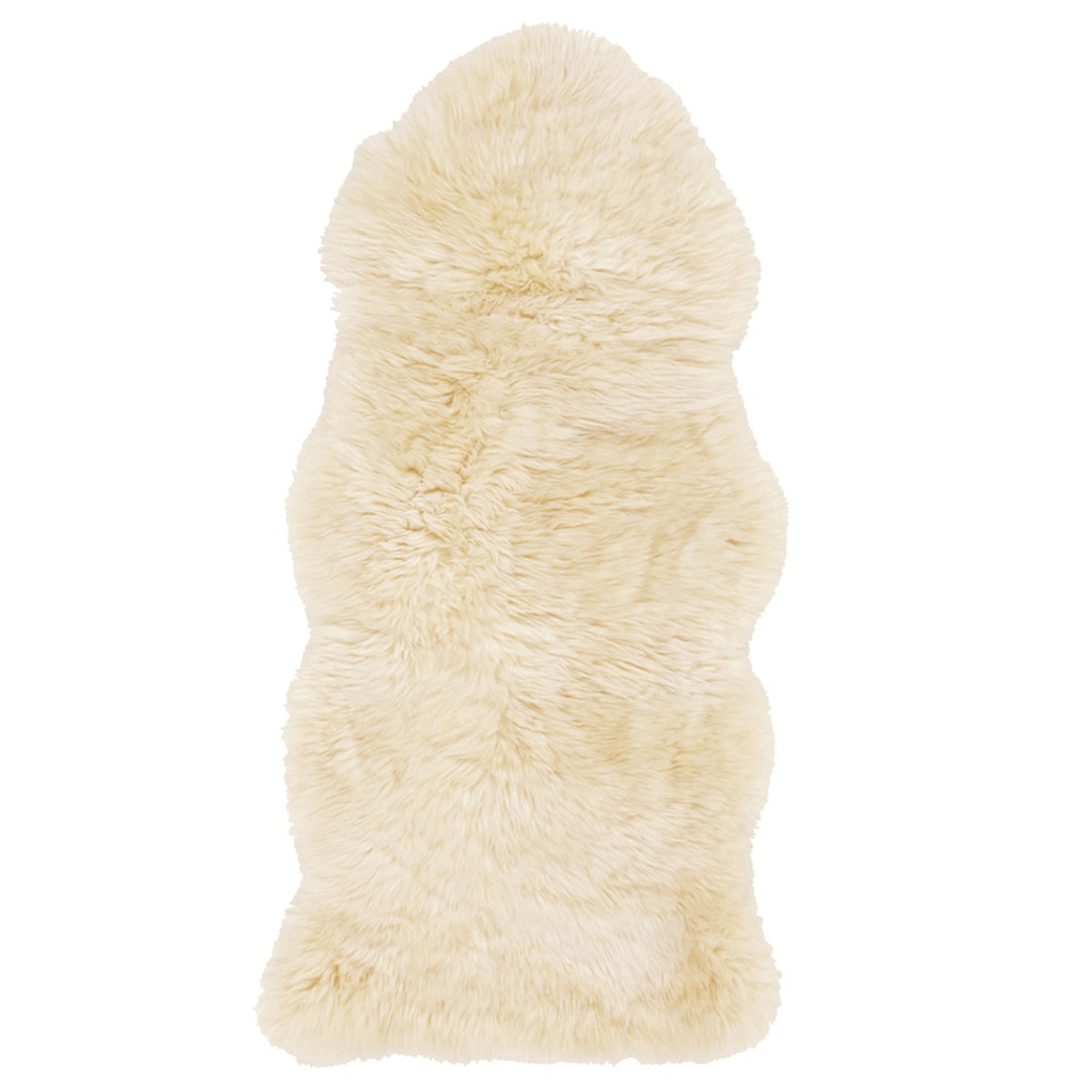 可愛い ムートンフリース  60x130cm M-511  ベージュ メーカー直送▼返品・キャンセル不可[他商品と同時購入不可]