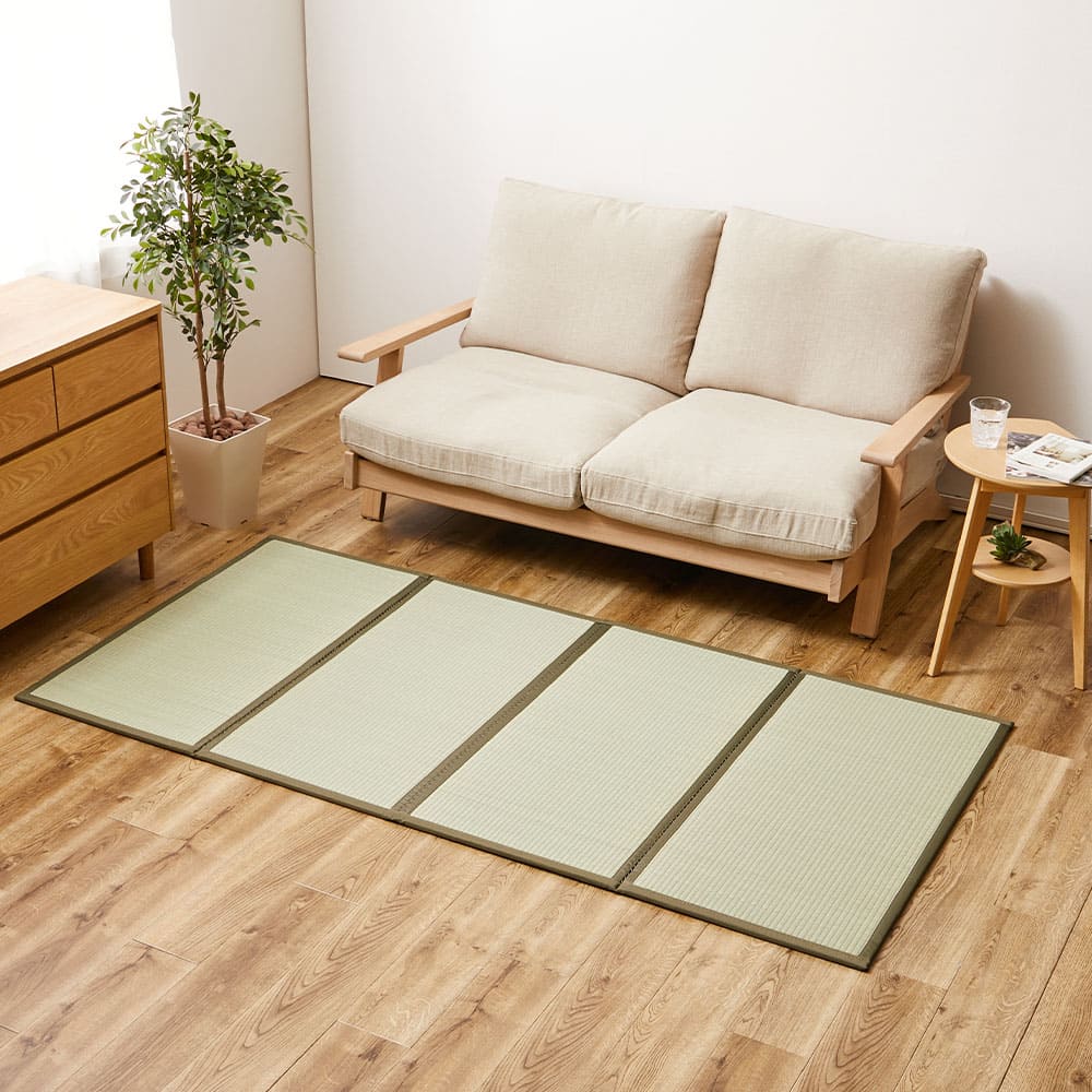 折り畳める 畳マットレス 鞍馬 シングル 100×200 メーカー直送 ▼返品・キャンセル不可【他商品との同時購入不可】
