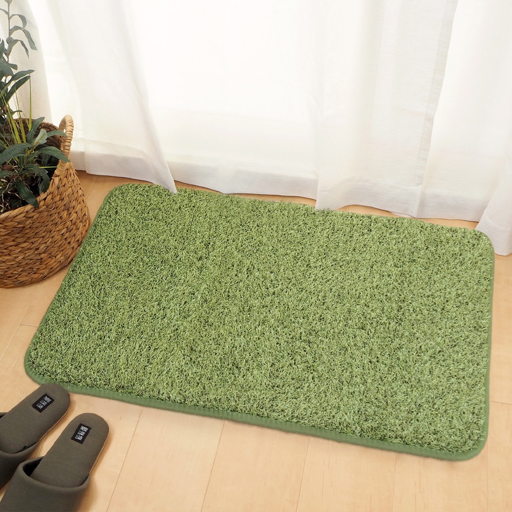 リアル芝生風のやわらかマット シーヴァ  50x80  メーカー直送▼返品・キャンセル不可[他商品との同時購入不可]