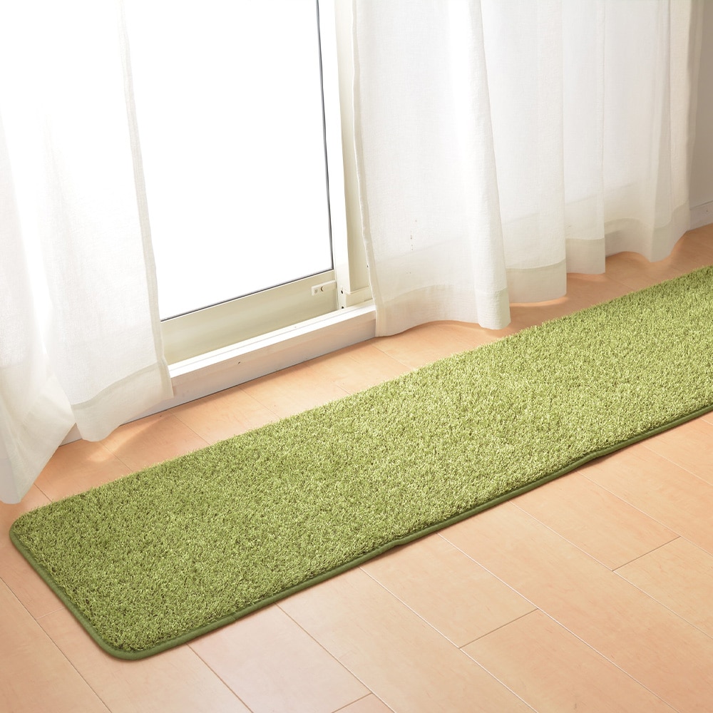 リアル芝生風のやわらかマット シーヴァ  45×240  メーカー直送▼返品・キャンセル不可[他商品との同時購入不可]