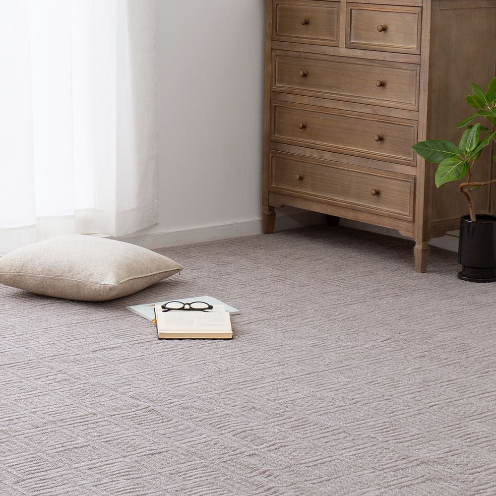 軽くて扱いやすい平織カーペット ピクシス 江戸間4.5畳 メーカー直送 ▼返品・キャンセル不可【他商品との同時購入不可】