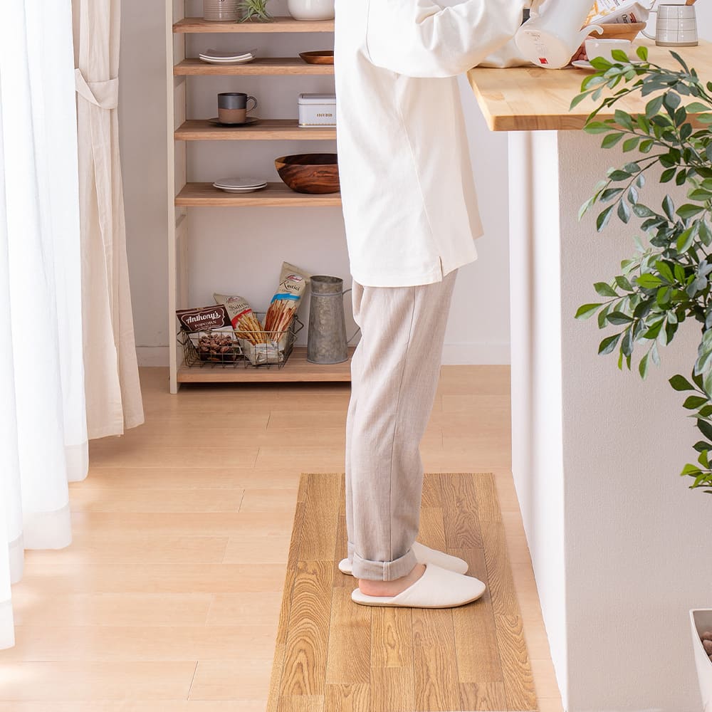 水拭きできるクッションフロア ナチュラル 45×240 メーカー直送 ▼返品・キャンセル不可【他商品との同時購入】