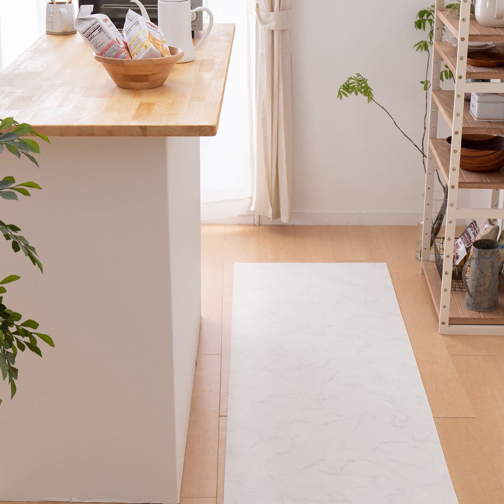 水拭きできるクッションフロア 大理石 90×300 メーカー直送 ▼返品・キャンセル不可【他商品との同時購入】