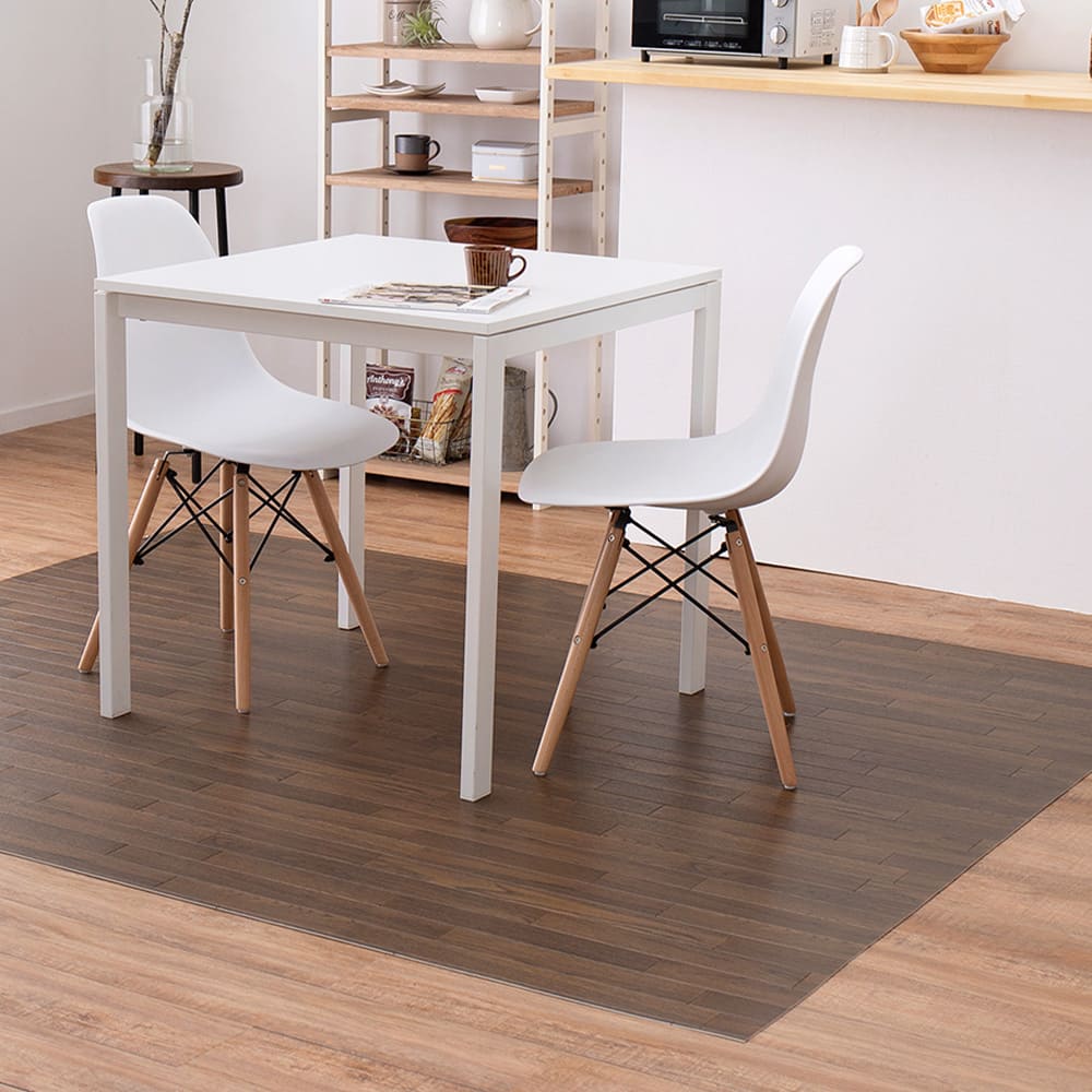 水拭きできるクッションフロア ダーク 182×220 メーカー直送 ▼返品・キャンセル不可【他商品との同時購入】