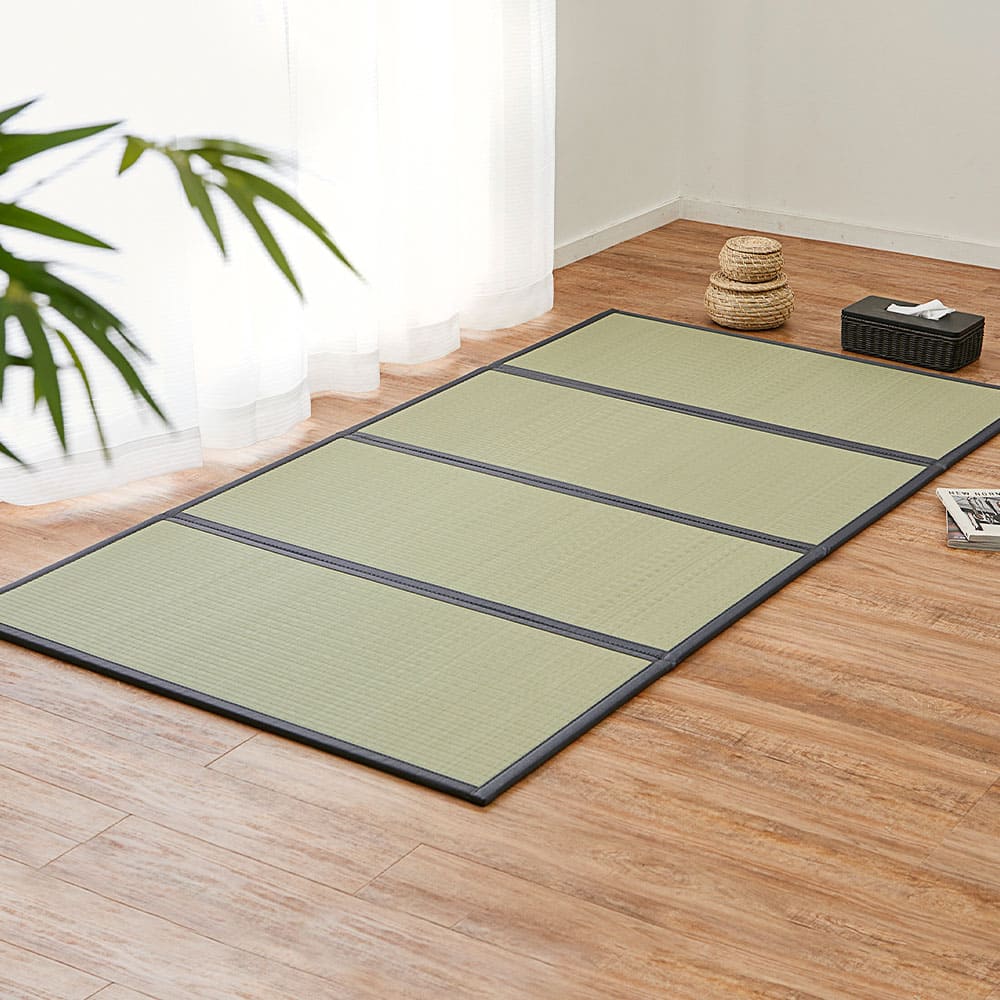 折り畳める 水拭きできる畳マットレス 伏見 シングルメーカー直送 ▼返品・キャンセル不可【他商品との同時購入不可】