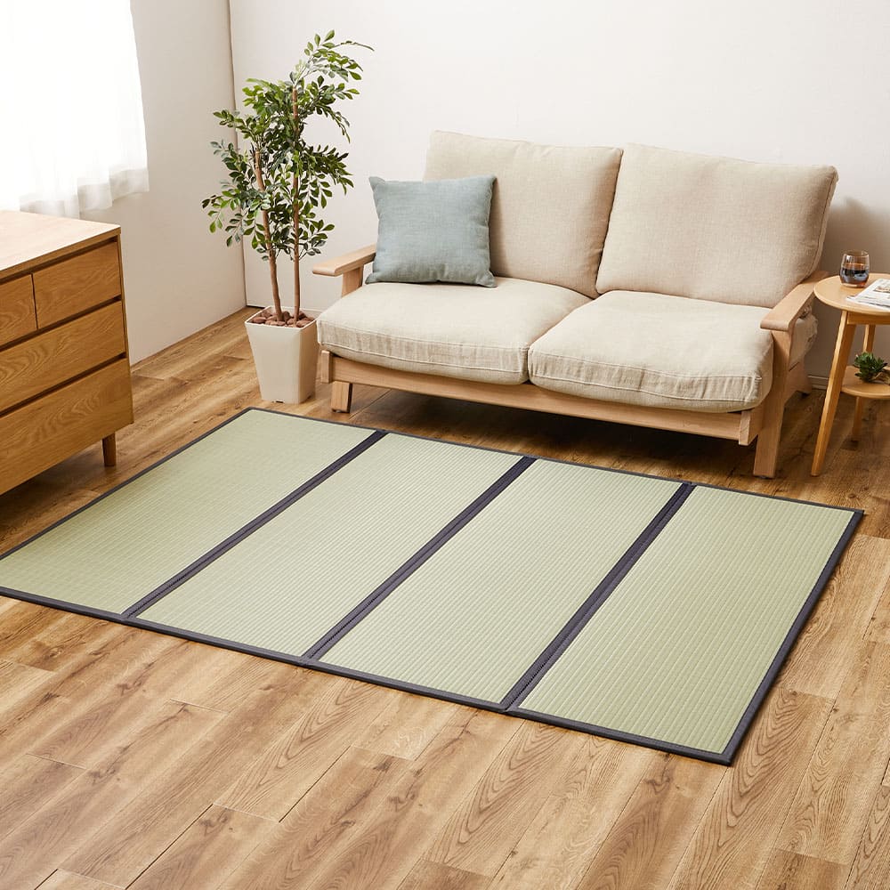 折り畳める 水拭きできる畳マットレス 伏見 ダブル メーカー直送 ▼返品・キャンセル不可【他商品との同時購入不可】