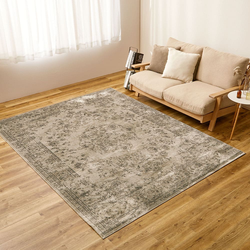 ベルギー製モケットラグ ビオレッタ BR 135×195 メーカー直送 ▼返品・キャンセル不可【他商品との同時購入不可】