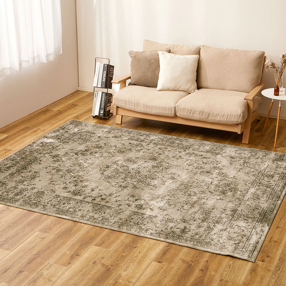 ベルギー製モケットラグ ビオレッタ BR 195×250 メーカー直送 ▼返品・キャンセル不可【他商品との同時購入不可】