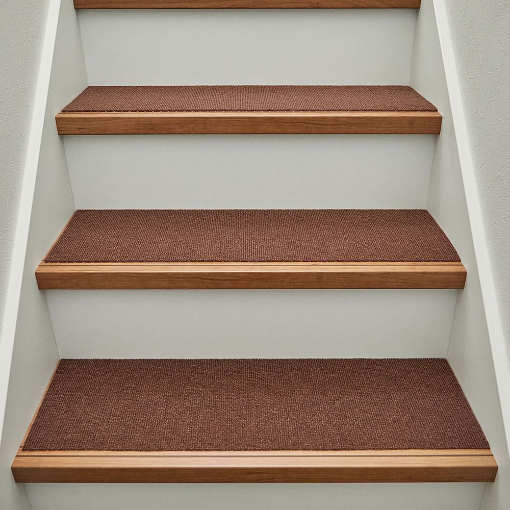 階段マット 15枚入り ピタロ ブラウン 90×21 メーカー直送 ▼返品・キャンセル不可【他商品との同時購入不可】