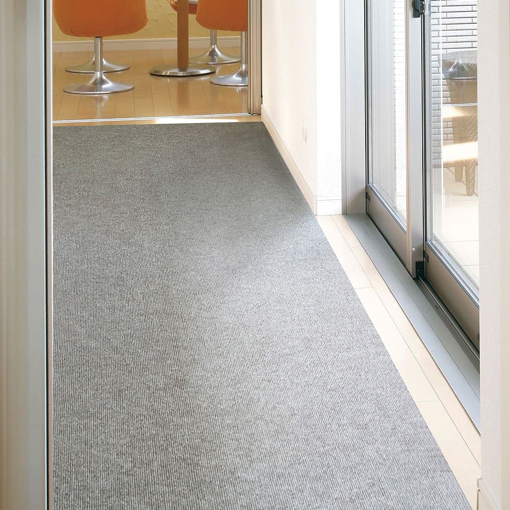 廊下カーペット ロングマット ピタロ グレー 90×800 メーカー直送 ▼返品・キャンセル不可【他商品との同時購入不可】