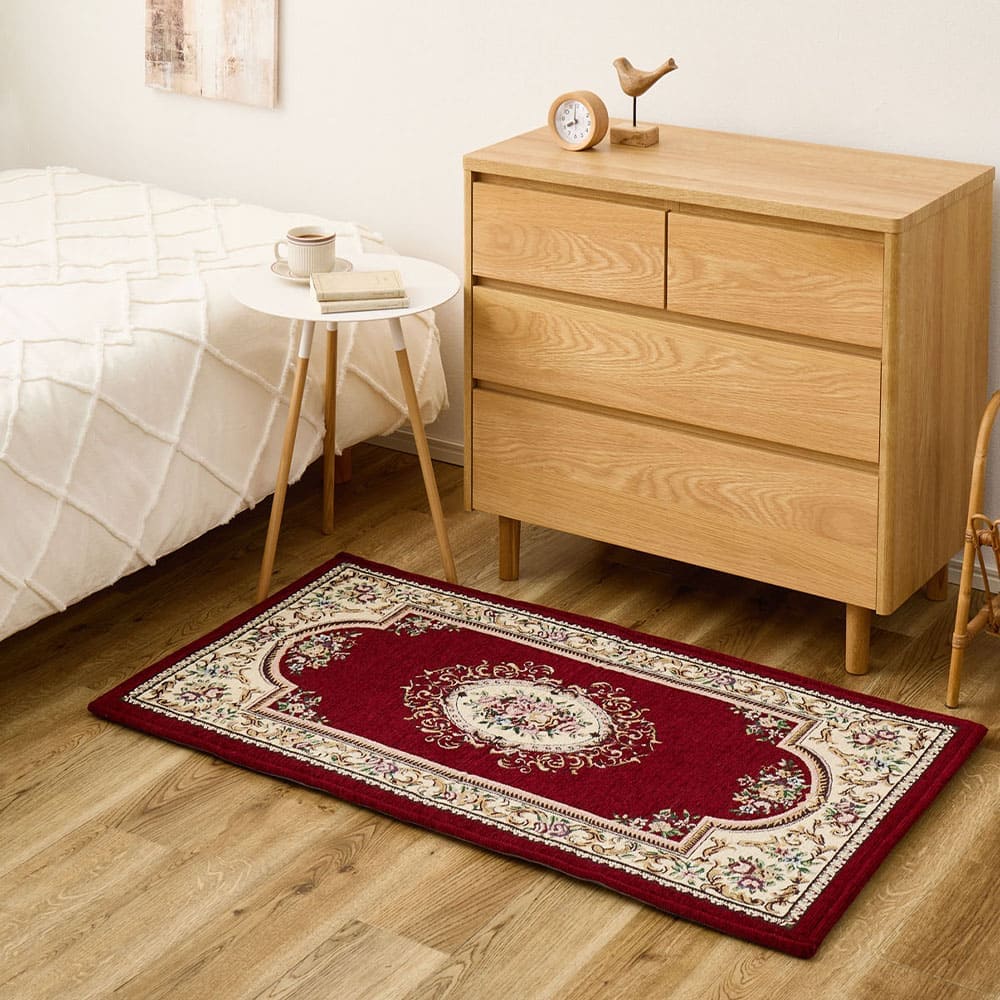 ダミニ RE 70X120 #22004_厚手 レッド メーカー直送 ▼返品・キャンセル不可【他商品との同時購入不可】