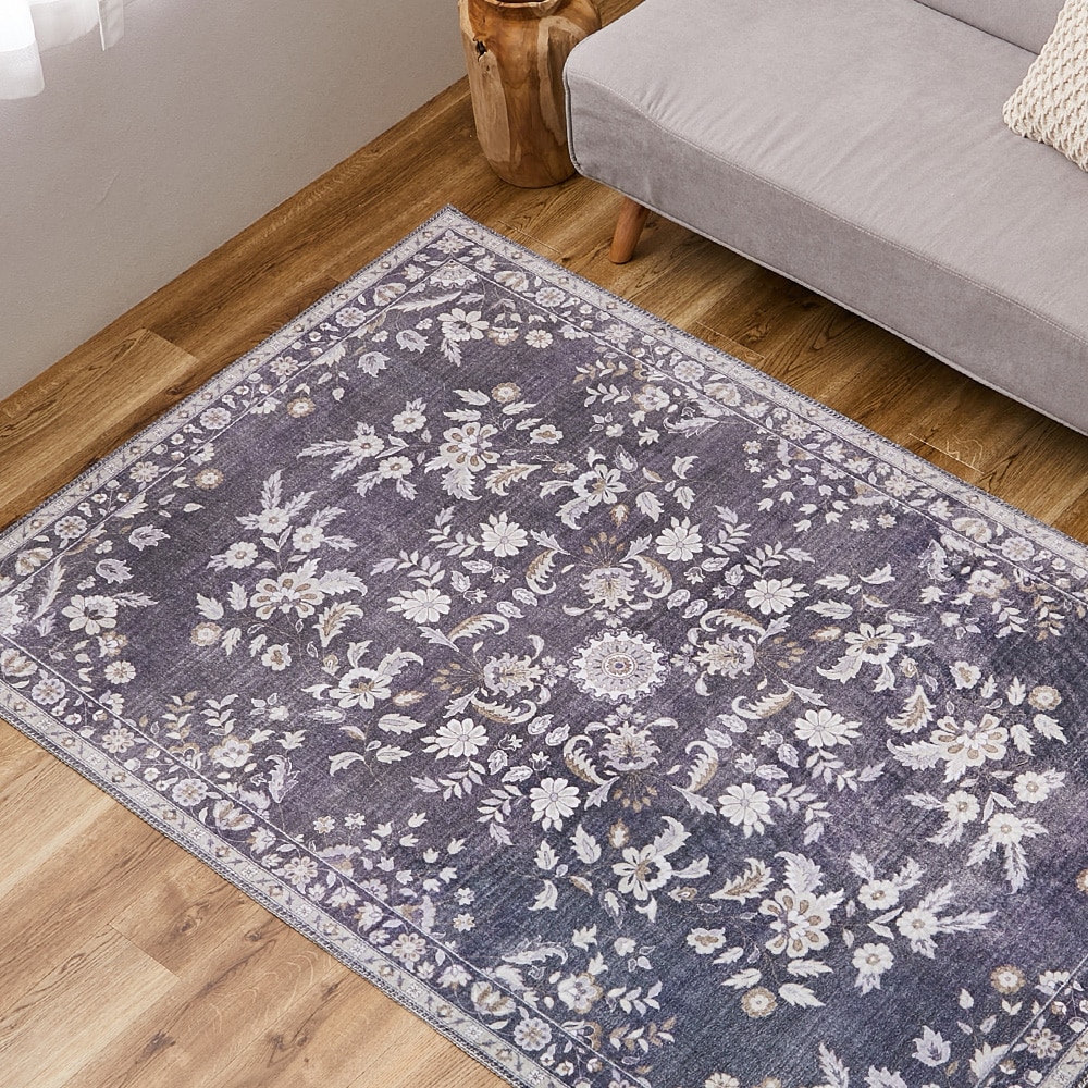 ソフトフランネルラグ レーナ 190×240cm グレー メーカー直送▼返品・キャンセル不可[他商品との同時購入不可]