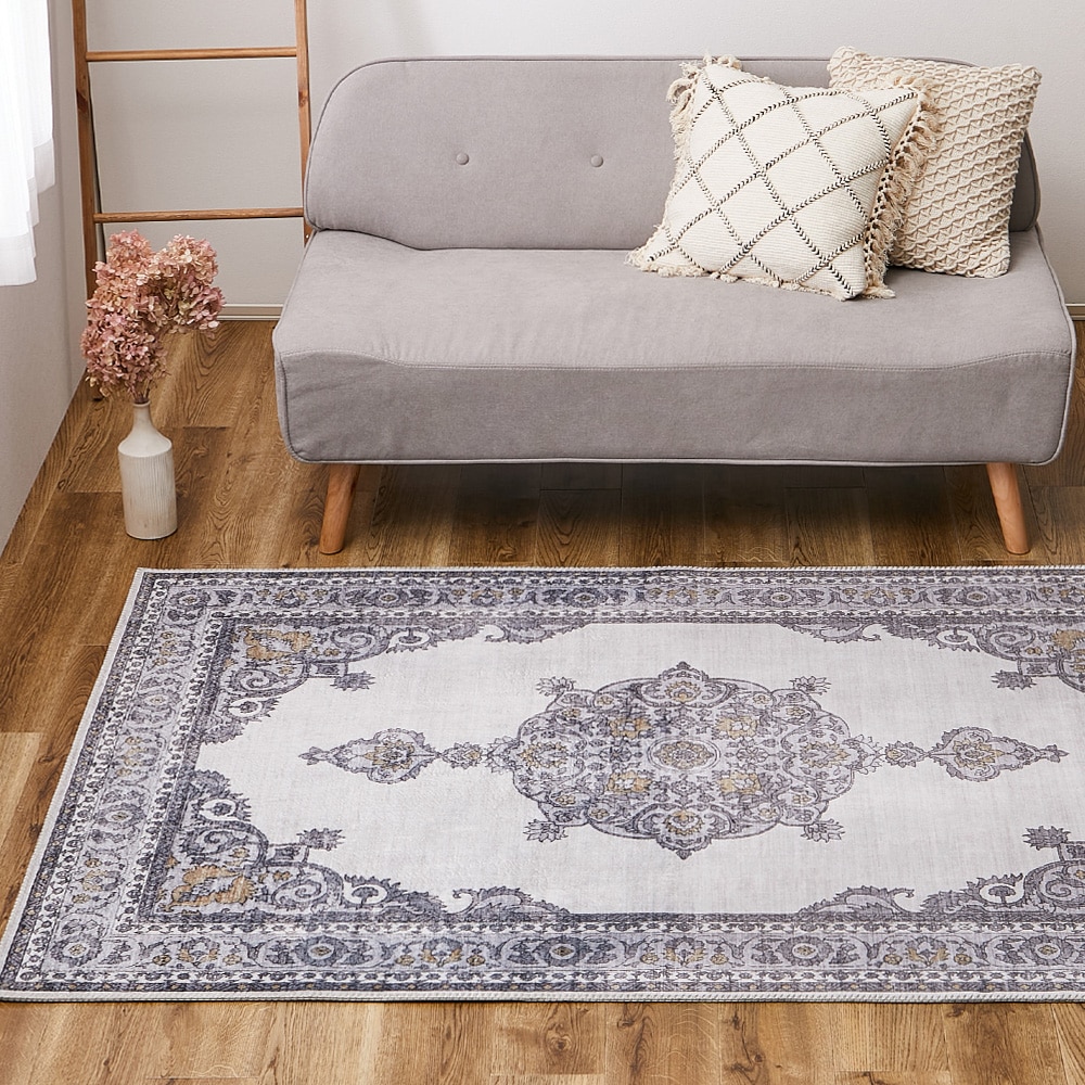 ソフトフランネルラグ オッタ  190×190cm メーカー直送▼返品・キャンセル不可[他商品との同時購入不可]