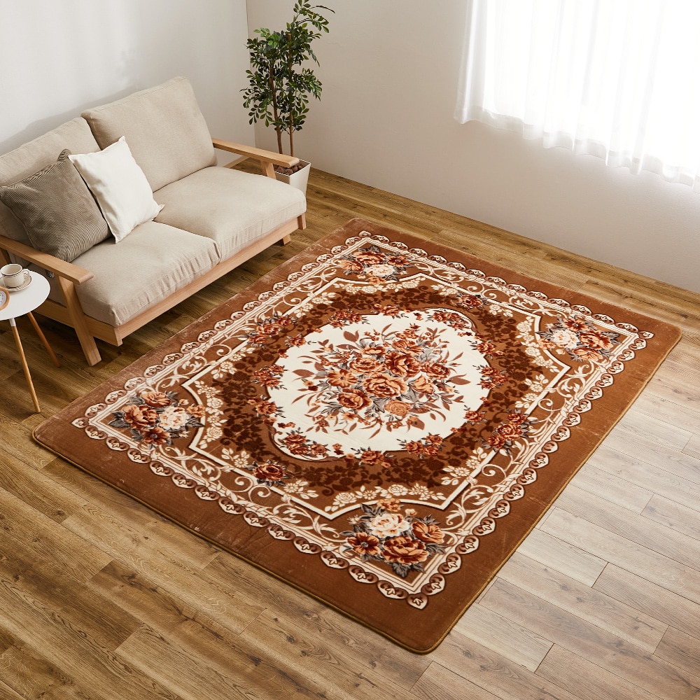 アドリア ホットカーペットカバー 200x240cm ベージュ メーカー直送 ▼返品・キャンセル不可[他商品との同時購入不可]