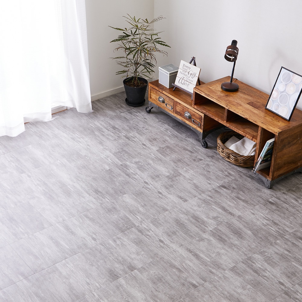 貼ってはがせる ストーン調フロアタイル  メーカー直送 ▼ 返品・キャンセル不可[他商品との同時購入不可]