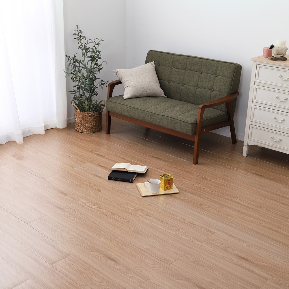 貼ってはがせる ウッド調フロアタイル  メーカー直送 ▼ 返品・キャンセル不可[他商品との同時購入不可]