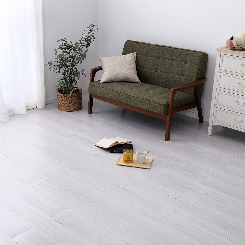 貼ってはがせる ウッド調フロアタイル  メーカー直送 ▼ 返品・キャンセル不可[他商品との同時購入不可]