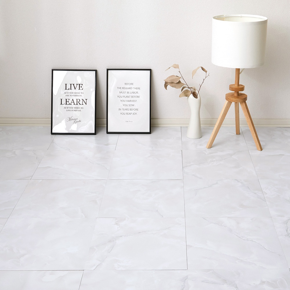 貼ってはがせる ストーン調フロアタイル  メーカー直送 ▼ 返品・キャンセル不可[他商品との同時購入不可]