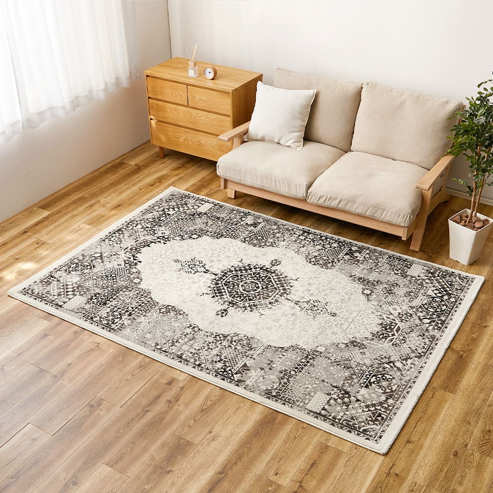 エジプト製 ウィルトンラグ ガーランド 130×190 メーカー直送 ▼返品・キャンセル不可【他商品との同時購入不可】