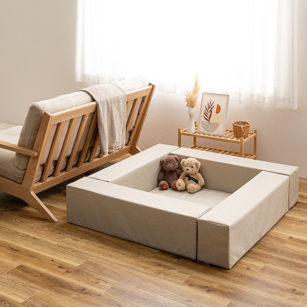 チョコキッズ キッズコーナー ベージュ メーカー直送▼返品・キャンセル不可[他商品との同時購入不可]