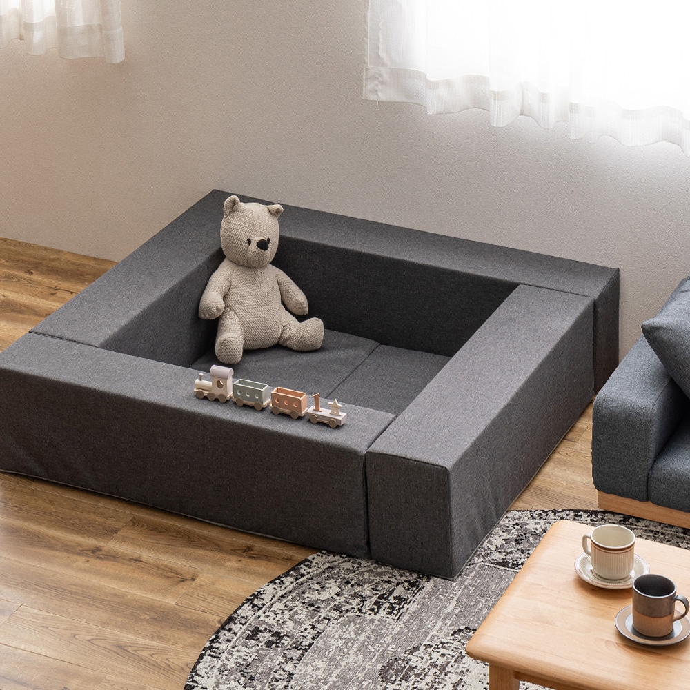 チョコキッズ キッズコーナー ダークグレー メーカー直送▼返品・キャンセル不可[他商品との同時購入不可]