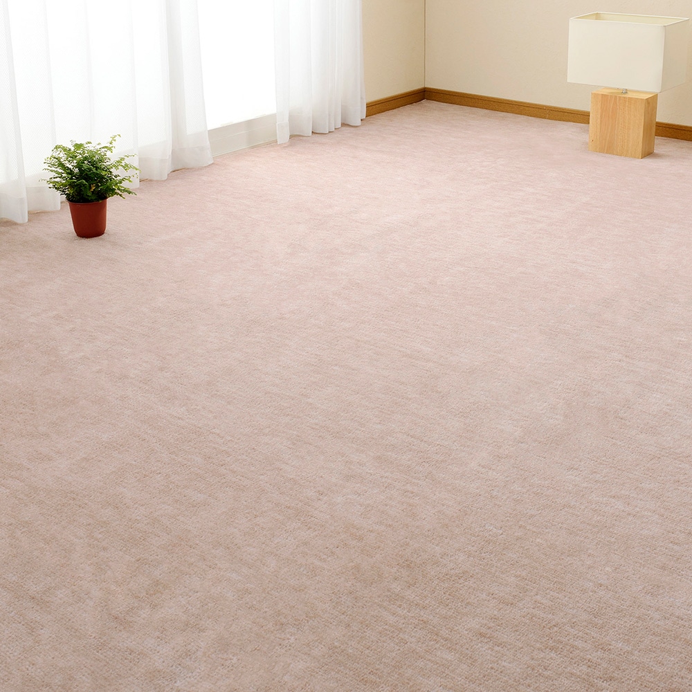 ペットにやさしい平織カーペット ラウム 255×340cm ベージュ メーカー直送▼返品・キャンセル不可[他商品と同時購入不可]