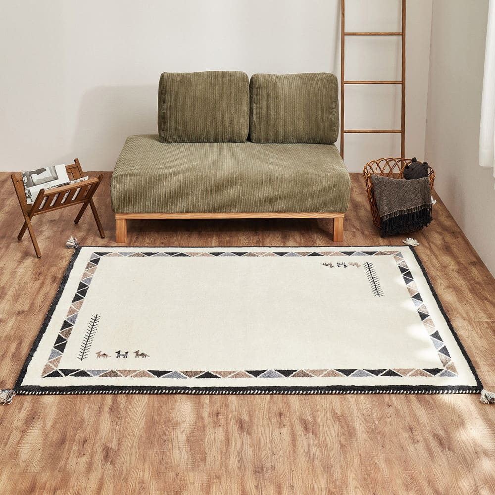 GABBEH D23 140X200 140×200cm メーカー直送 ▼返品・キャンセル不可【他商品との同時購入不可】