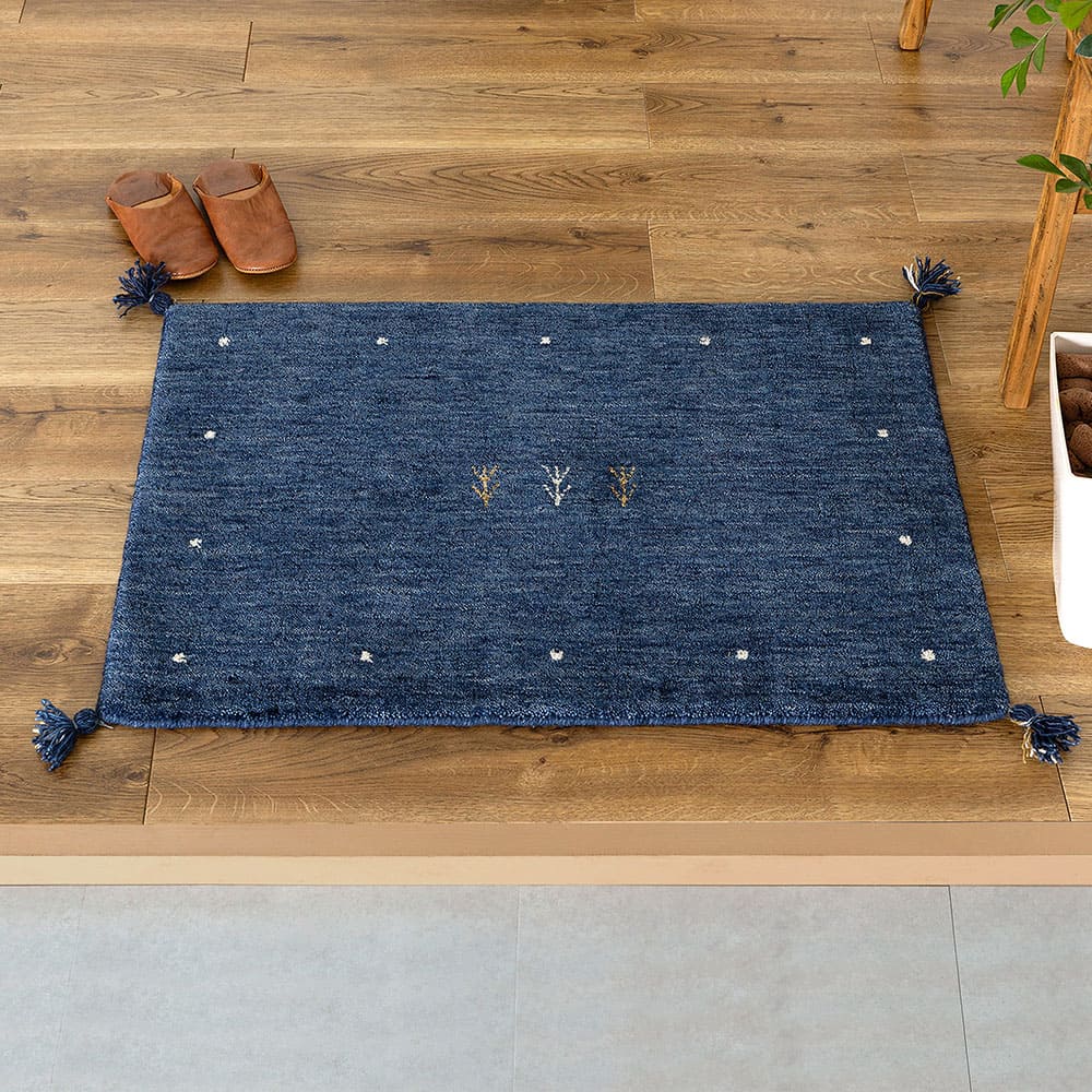 ギャッベ LORRI BUFF L18 60x90 メーカー直送 ▼返品・キャンセル不可【他商品との同時購入不可】