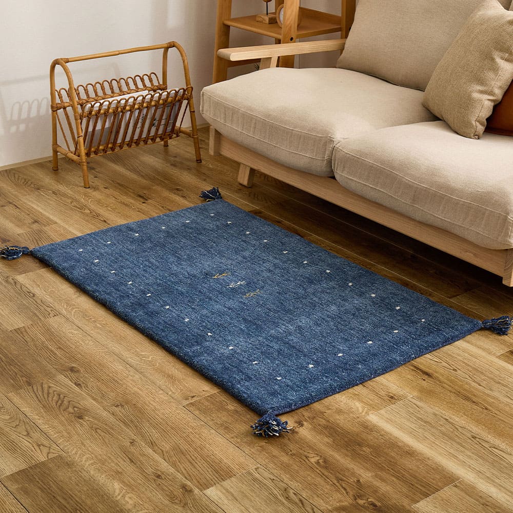 ギャッベ LORRI BUFF L18 70x120 メーカー直送 ▼返品・キャンセル不可【他商品との同時購入不可】