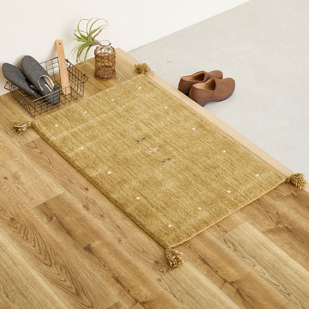 ギャッベ LORRI BUFF L19 60x90 メーカー直送 ▼返品・キャンセル不可【他商品との同時購入不可】