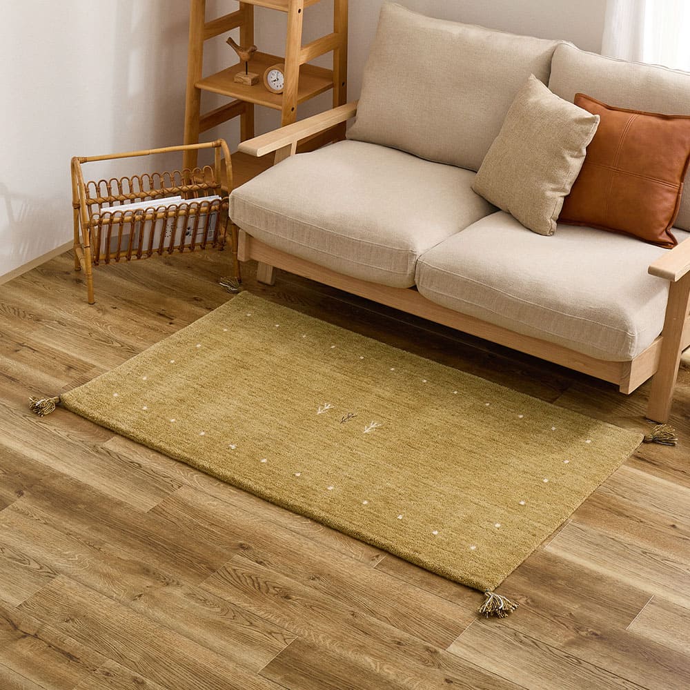 ギャッベ LORRI BUFF L19 80x140 メーカー直送 ▼返品・キャンセル不可【他商品との同時購入不可】