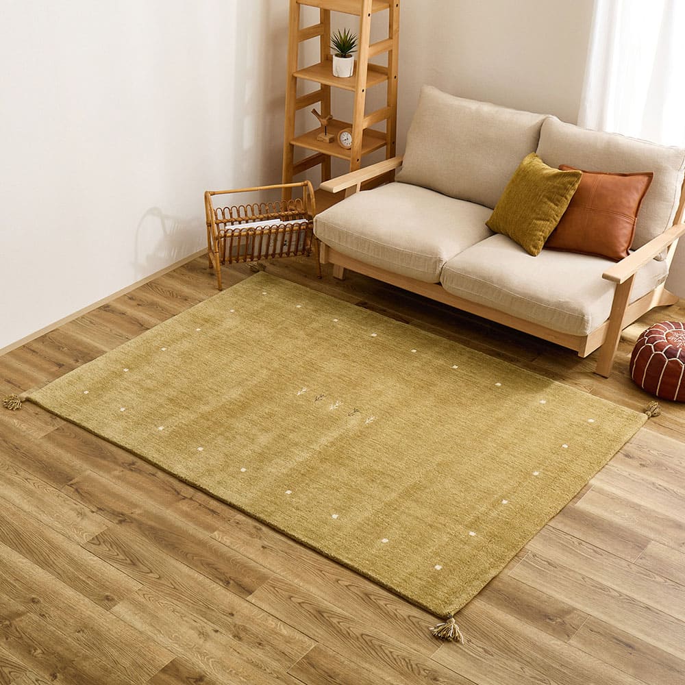 ギャッベ LORRI BUFF L19 140x200 メーカー直送 ▼返品・キャンセル不可【他商品との同時購入不可】