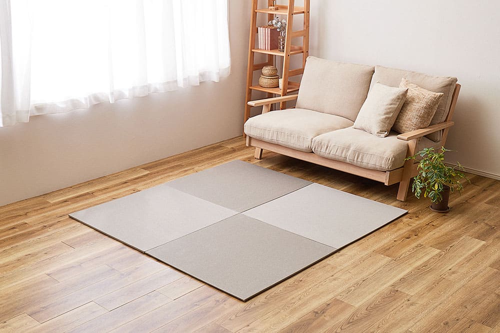 DIY畳 樹 同色6枚セット GYS 82×82×1.3cm メーカー直送 ▼返品・キャンセル不可【他商品との同時購入不可】