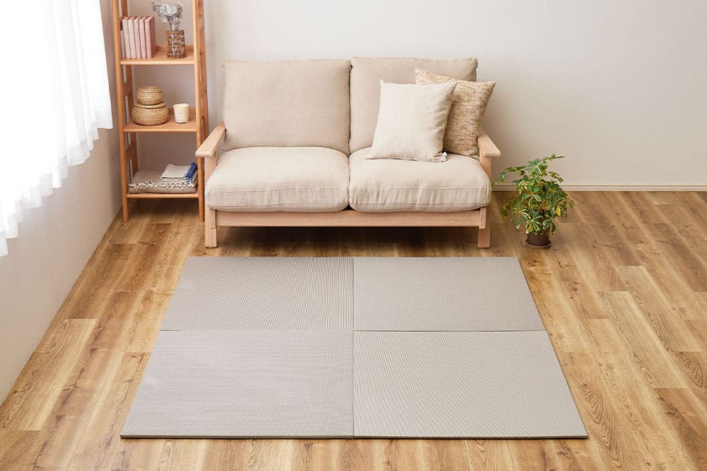 DIY畳 樹 同色12枚セット GYS 82×82×1.3cm メーカー直送 ▼返品・キャンセル不可【他商品との同時購入不可】