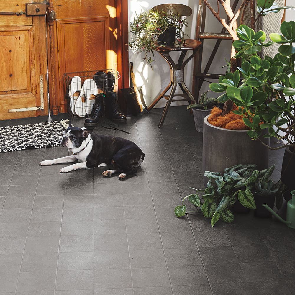 ペット対応 クッションフロア クレイブロック 90×300 メーカー直送 ▼返品・キャンセル不可【他商品との同時購入】