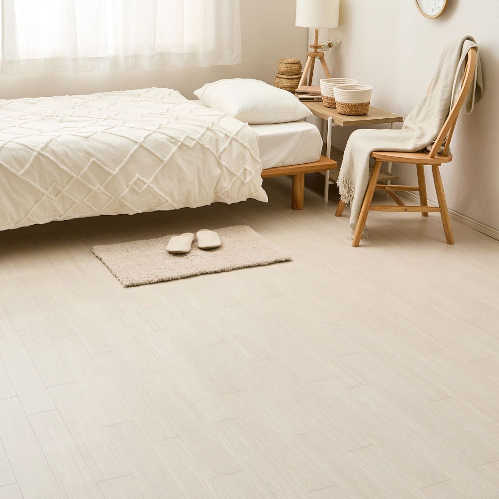 クッションフロア 4.5帖 クリーム メーカー直送 ▼返品・キャンセル不可【他商品との同時購入】