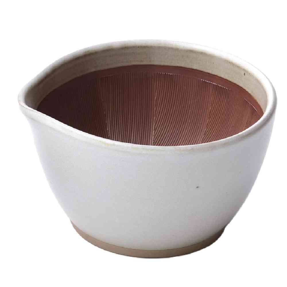 元重製陶所 楽すり鉢 大 白マット 1個