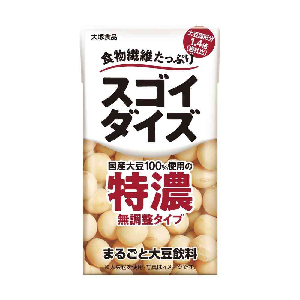 ◆大塚食品 スゴイダイズ 無調整タイプ 特濃 125ml   [12個セット]