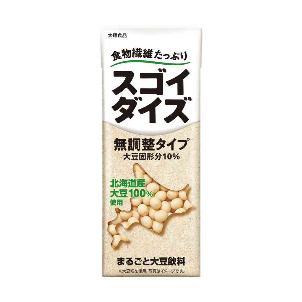 ◆大塚食品 スゴイダイズ 無調整タイプ 200ml   [12個セット]