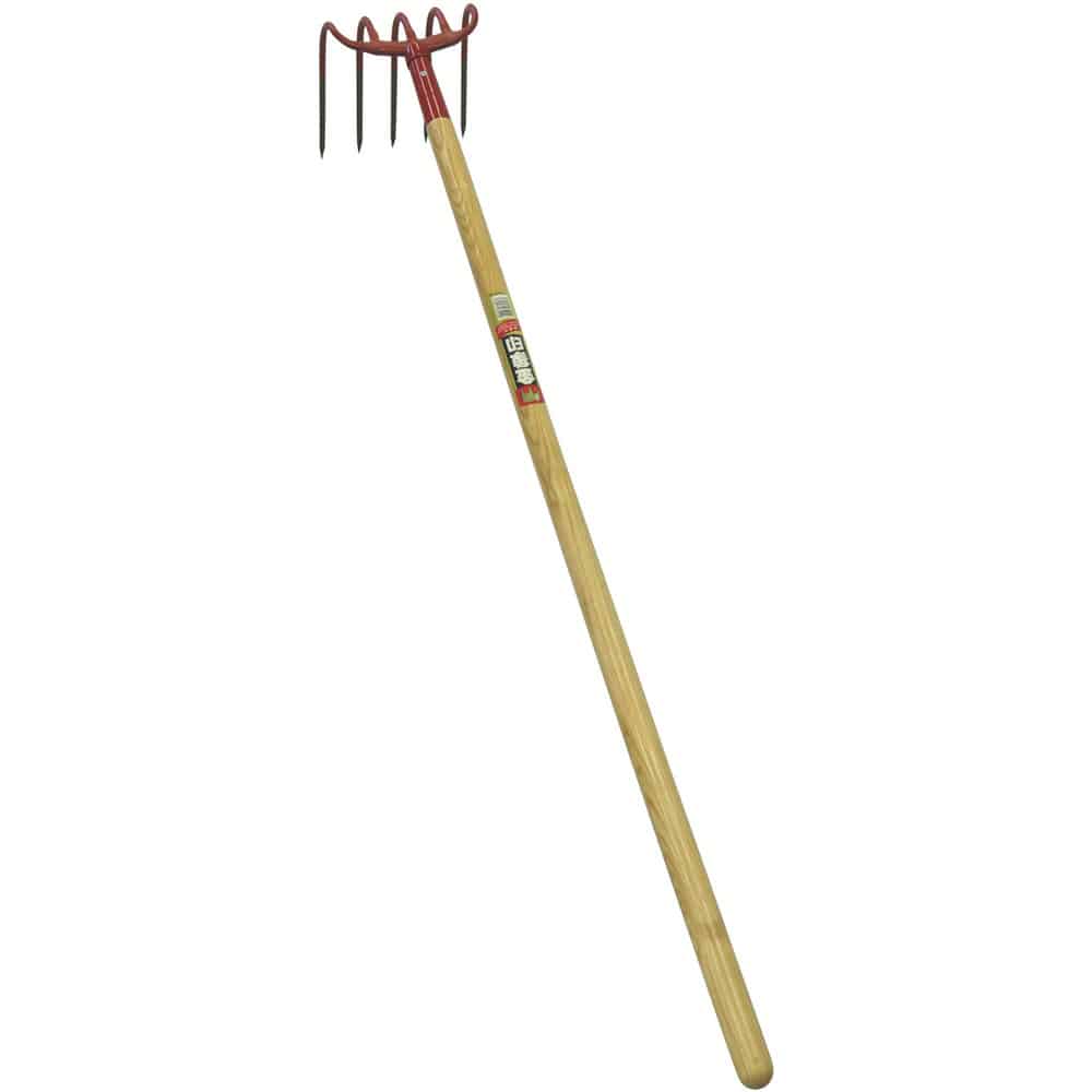 031042 金象 木柄ポテトホーク 5本爪 メーカー直送 ▼返品・キャンセル不可【他商品との同時購入不可】