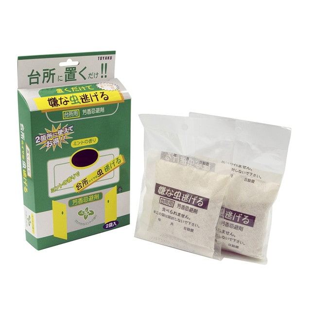 トーヤク 置くだけで嫌な虫逃げる 台所用 50gx2袋