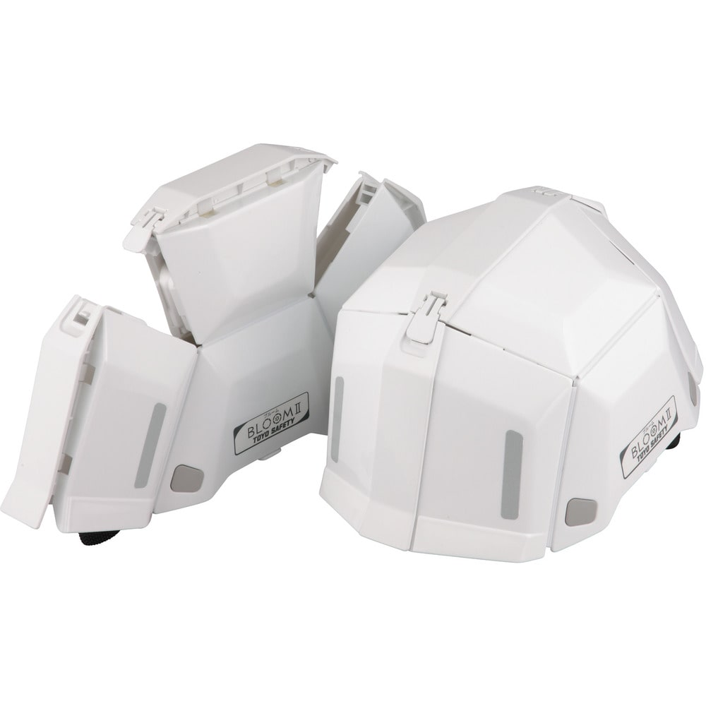 防災用 折りたたみヘルメット BLOOM2 NO.101WH メーカー直送 ▼返品・キャンセル不可[他商品との同時購入不可]